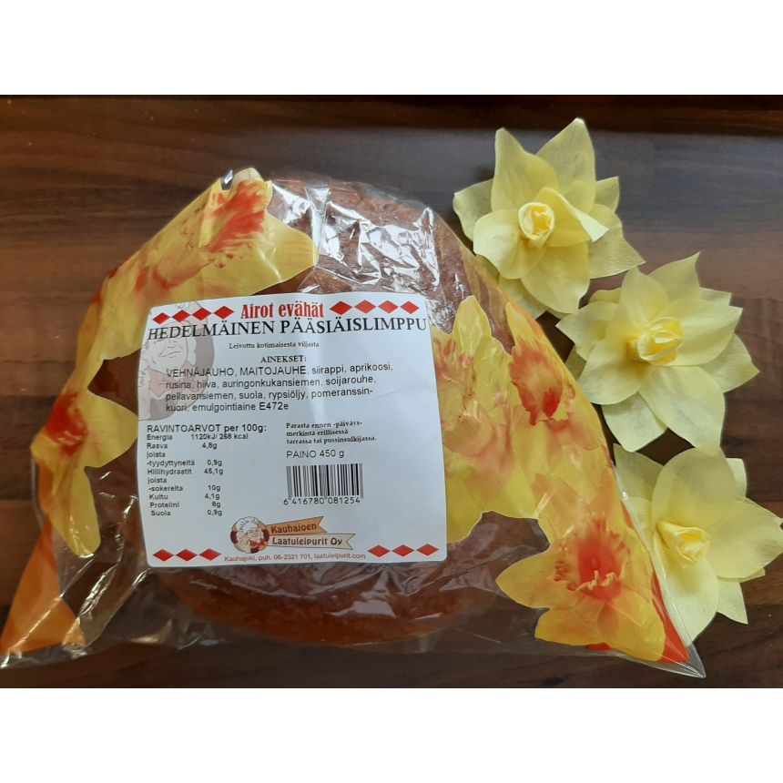 Hedelmäinen pääsiäislimppu